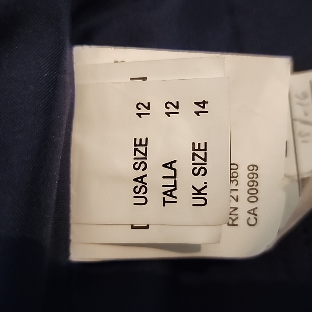 Morilee Madeline Gardner Navy Blue Evening Gown Size 12 - Picture 16 of 16